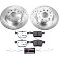 thumbnail image 3 of PowerStop Rear Z26 Street Warrior Carbon-Fiber Ceramic Brake Pad and Drilled and Slotted Rotor Kit Fits: AUDI VOLKSWAGEN Select Models K7093-26, 3 of 9