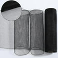 thumbnail image 4 of 2 Rolls Deco Mesh Ribbon 10 Inch x 10 Yards Black Plastic Decorative Wreath Mesh Ribbon Roll for Front Door Wreath Swags Wedding Christmas Tree Party Decorating Supplies, 4 of 9