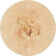 thumbnail image 1 of Ahgly Company Machine Washable Indoor Round Transitional Golden Blonde Gold Area Rugs, 5' Round, 1 of 7