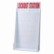 Brady Lockout Station,Unfilled,18 In H 50997