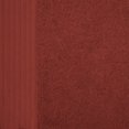 thumbnail image 4 of BNM Turkish Cotton Jacquard and Solid Towel Set of 12, Maroon, 4 of 6