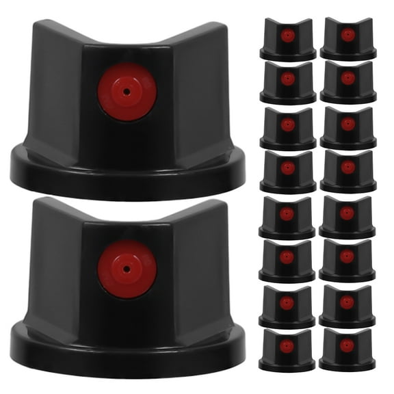 LOLIPPYY 30Pcs Spray Paint Tips for Cans Black Nozzles with Stylish Design Ideal for Home