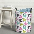 thumbnail image 6 of Sikiie Funny Chicken Print Round Dirty Clothes Basket, Waterproof Standing Foldable Storage Basket, for Laundry Room, Bedroom, Bathroom Storage-Medium, 6 of 6