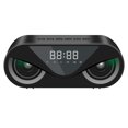 thumbnail image 4 of ZFYXGS Radio Bluetooth Speaker Tweeter Wireless Sound Portable Subwoofer Owl LED Clock Alarm Clock Desktop APP Control, 4 of 7
