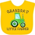 thumbnail image 3 of Inktastic Grandpa's Little Farmer Green Tractor Boys or Girls Baby Bib, 3 of 4
