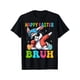 thumbnail image 1 of [Seasonal Fun] Happy Easter Bunny T-Shirt for Youngsters – Fun Dabbing Rabbit Design, Breathable Cotton Crew Neck Tee, Moisture Wicking Casual Summer Top with "HAPPY EASTER BRUH" Print, Boys and Girl, 1 of 7