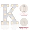 thumbnail image 2 of LED Marquee Letter Lights Sign, Light Up Alphabet Letter for Home Party Wedding Decoration K, 2 of 5
