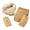 brown, variant on 400 kraft paper tag labels, 1.45 inches x 2.25 inches with rope blank labels, cake, bread, holiday gifts, clothing, price tags (suitable for handheld printers)