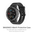 thumbnail image 4 of IBASENICE Funda Protectora de Reloj TPU Funda de Reloj Compatible con Garmin Fenix ​​6X Fenix6x Pro (Negro Transparente), 4 of 5