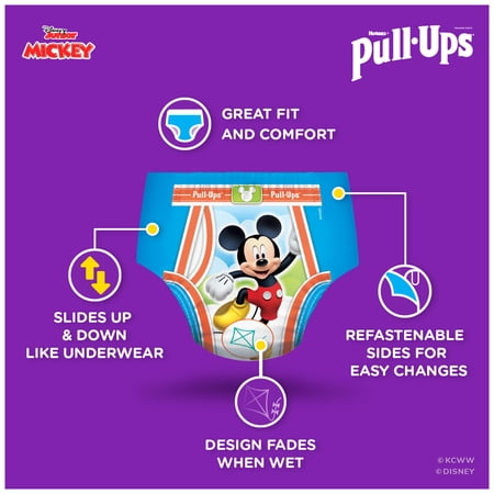 PULL-UPS BOYS’ LEARNING DESIGNS TRAINING PANTS, 2T-3T, 128 CT
