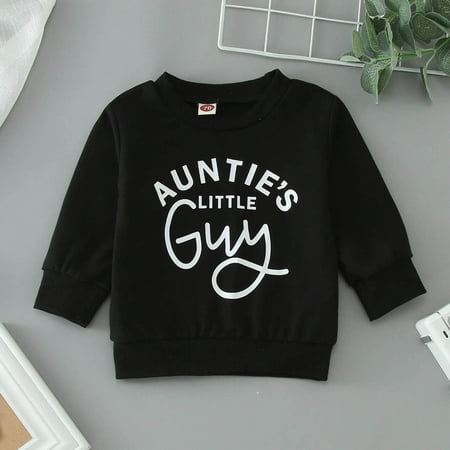 

Toddler Boys Girls Long Sleeve Letter Prints T Shirt Pullover Topsdeals of the day clearance $ 1