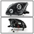 thumbnail image 3 of ( Spyder ) Honda Prelude 97-01 Projector Headlights-LED Halo-Black-High H1 (Incl, 3 of 9