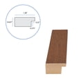 thumbnail image 6 of ArtToFrames 4" x 33" Walnut Picture Frame, 4x33 inch Brown MDF Poster Frame (WOM-4296),  Pack, 6 of 8