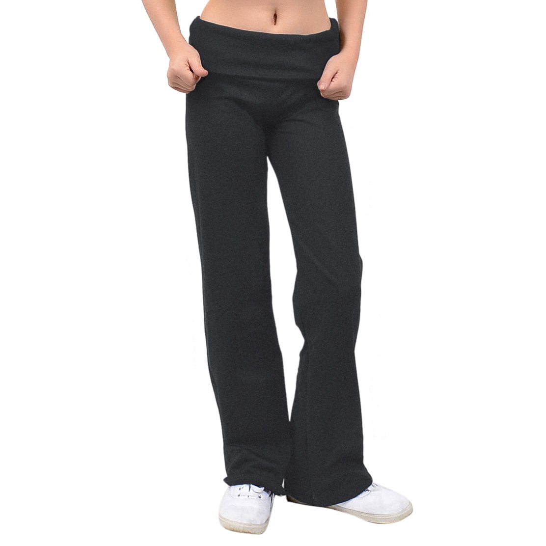 gray yoga pants outfit