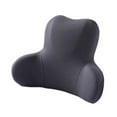 thumbnail image 2 of Soporte lumbar almohada respaldo para regalos de conducción ergonómico Oficina respaldo soporte cojín cintura cojín accesorios , Gris, 2 of 10