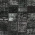 thumbnail image 1 of Ahgly Company Machine Washable Indoor Square Traditional Charcoal Black Area Rugs, 3' Square, 1 of 7