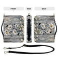 thumbnail image 5 of ZUXONGSY Daisy Floral Butterfly Wood Print Bible Cover for Women PU Leather Bible Case with Handle Lightweight Bible Carrying Case with Pen Holder Large Church Bag for Study and Daily Commuter, L, 5 of 7