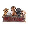 thumbnail image 2 of Design Toscano le Signe de Bienvenue du Défilé des Chiots, Multicolore, 2 of 2