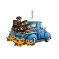 thumbnail image 4 of Ornements Suspendus Mignons en Forme de Chien de Voiture 3D, 4 of 9