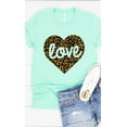 thumbnail image 6 of Love Leopard Heart Graphic Tee T-Shirt, 6 of 8