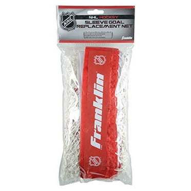 Franklin Sports NHL Hockey Goal Replacement Net - 50" Junior Size Goal Replacement Netting - Outdoor Street Hockey Goal Net - Easy Attach Youth Size Net - 50" x 42" x 26",White