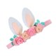 thumbnail image 2 of Kids Easter Rabbit Ear Headband Beautiful Flower Hair Girl Baby Hair Accessory for Party Photo Performance (White), 2 of 3