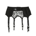 thumbnail image 2 of High Waist Garter Belt Mesh Suspender Belt 6 Straps Garter Belt, 2 of 5