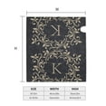 thumbnail image 6 of PHELIKA Letter K Classic Monogram Magnetic Mailbox Covers Post Letter Box Cover Standard Size 25.5H x 21W, 6 of 8