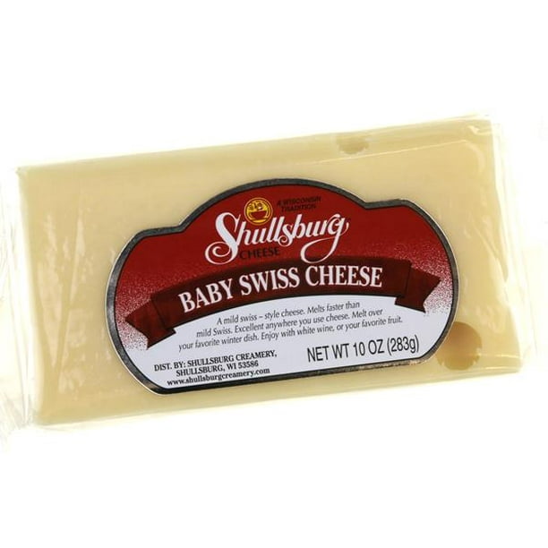 Shullsburg Creamery Baby Swiss Cheese, 10 Oz.