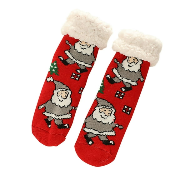 Women's Christmas Floor Socks Lamb Wool Blanket Socks Winter Socks Confinement Socks Home Socks Sleep Socks Extra Thick Velvet Women's Socks