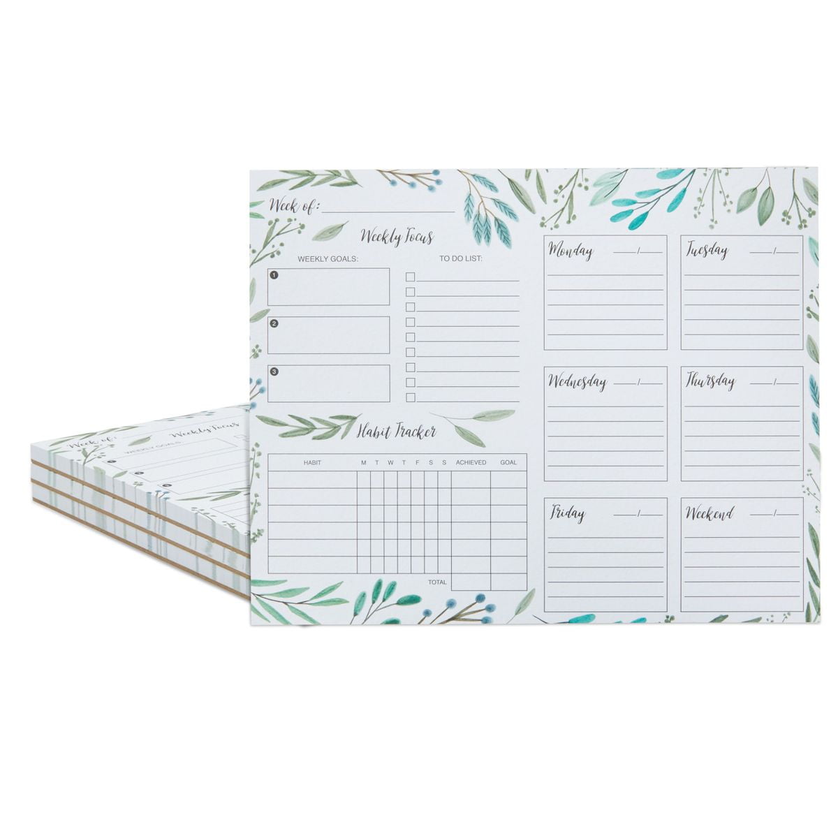 Daily Planner Desk Organiser To do list Schedule Meal Planner A4 loose sheets