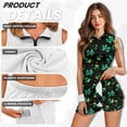 thumbnail image 6 of Uorisanigo St. Patrick's Leaf Tennis Golf Dress for Women Quick Dry Comfortable Workout Active Athletic Dresses with Shorts Versatile for Tennis Hiking & Outdoor Sports, 6 of 7