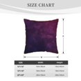 thumbnail image 2 of KLL Black Dark Blue Purple Decorative Throw Pillow Covers Velvet Soft for Couch Sofa Bedroom Living Room Outdoor (No pillow core)- 16"x16", 2 of 5