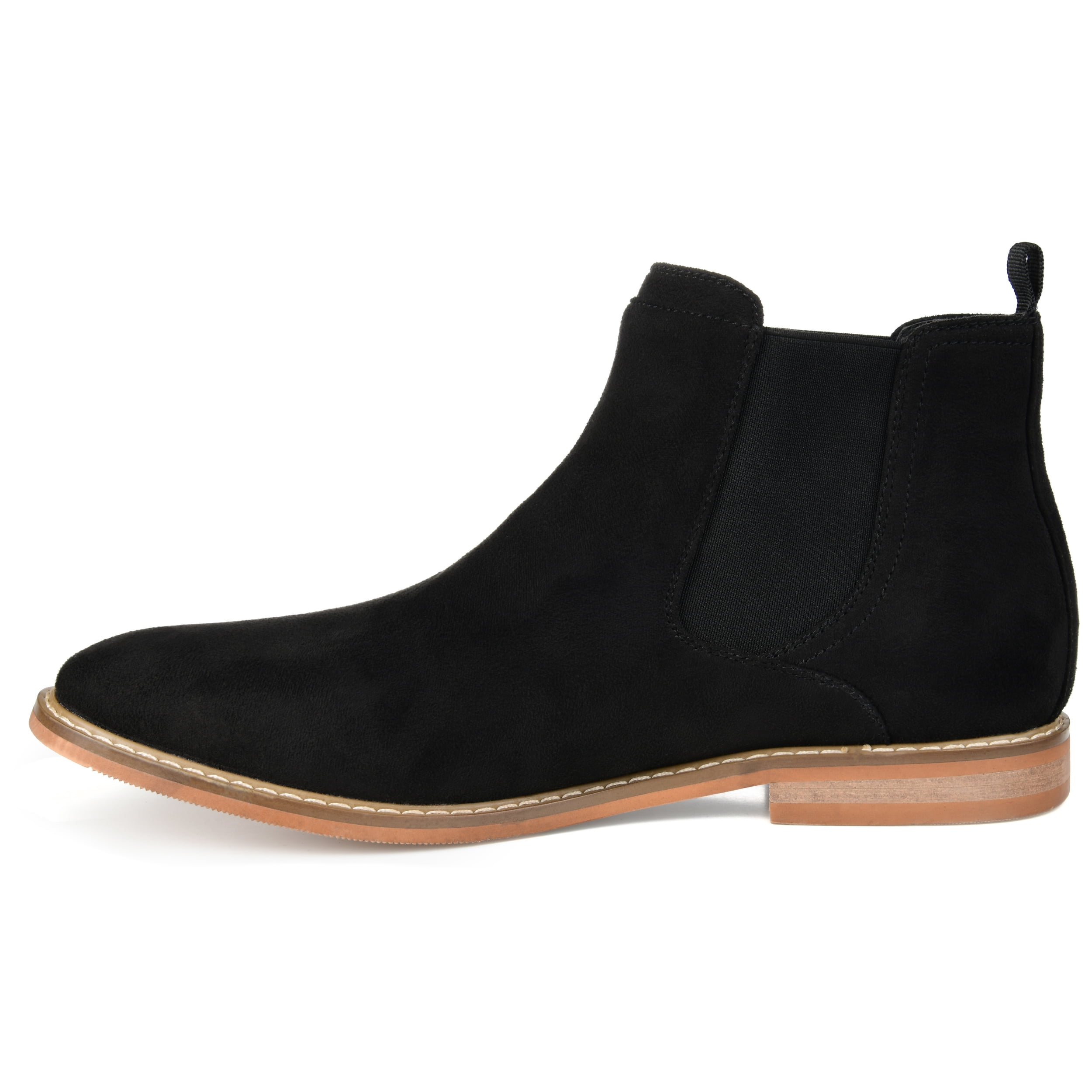 Vance Co. Mens Marshall Wide Width Tru Comfort Foam Pull-on Round Toe Chelsea Boot
