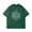 Green, variant on 2hollis Star Washed Cotton Tee Women Men Crewneck Short Sleeve T-shirt Casual Streetwear Clothes