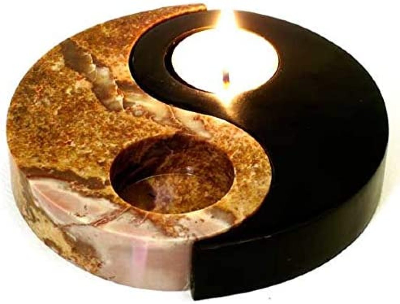 LueInJoy Stone YinYang Candle Burner