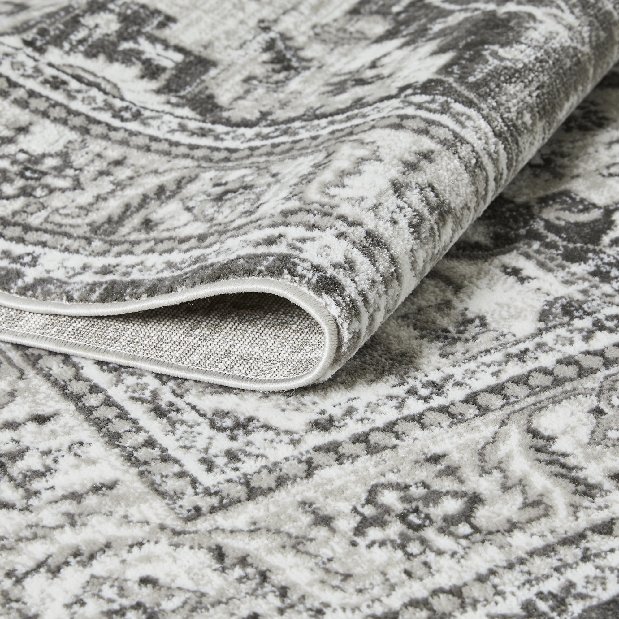 Loomaknoti Rhane Alvner 6' x 9' Dark Grey Oriental Indoor Area Rug