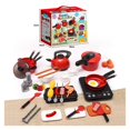 thumbnail image 1 of Juego de cocina de juguete de 36 piezas para niños y niñas, 1 of 7