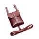 thumbnail image 2 of Bolsa de cinturón medieval, accesorio de disfraz, bolso Steampunk portátil de cuero de PU Rojo, 2 of 9