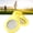 Yellow, variant on BIMZUC Multifunctional Stainless Steel Magnetic Golf Ball Marker with Hat Clip Accessory, Sturdy Metal Construction, Perfect Golfer Gift, Red (10.8 cm / 4.25 inches)