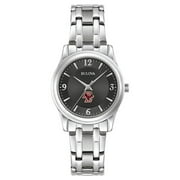 Women's Bulova Black Boston College Eagles Corporate Collection Stainless Steel Watch