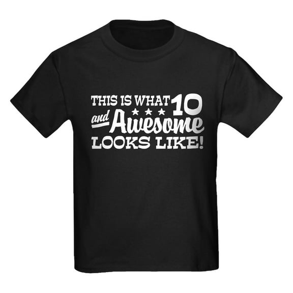 CafePress - Funny Ten Year Old Kids Dark T Shirt - Dark T-Shirt Kids XS-XL
