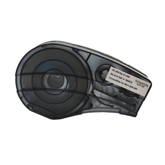 Compatible Brady M21-500-499 WITH CHIP (Black on White) by Superink