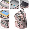 thumbnail image 4 of Boston Terrier and Heart Pink Pattern Backpack for School, Cute School Bag with Adjustable Shoulder Straps and Padded Back, 16.9"x12.6"x5.9", 4 of 5