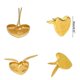 thumbnail image 2 of 200 Pcs Multi-purpsoe Heart-shaped Metal Pin 2-legged Nail Set Backpacks Jackets Clothes Paper Crafts Decoration Supply, 2 of 4