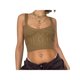 thumbnail image 2 of Camiseta Sin mangas VISgogo color sólido cuello en U ajustada verano L, 2 of 5