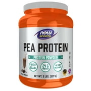NOW Sports Nutrition, Pea Protein 24g, Easily Digested, Creamy Chocolate Powder, 2-Pound