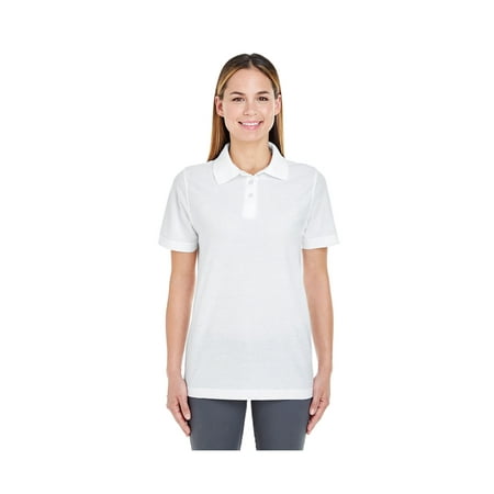 Ultraclub Pique Polo - UltraClub Women's Whisper Pique Polo Shirt, Style 8541