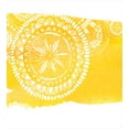 thumbnail image 3 of Ambesonne Yellow Duvet Cover Set, Mandala Oriental Ethnic, 2-Calking, Yellow White, 3 of 7