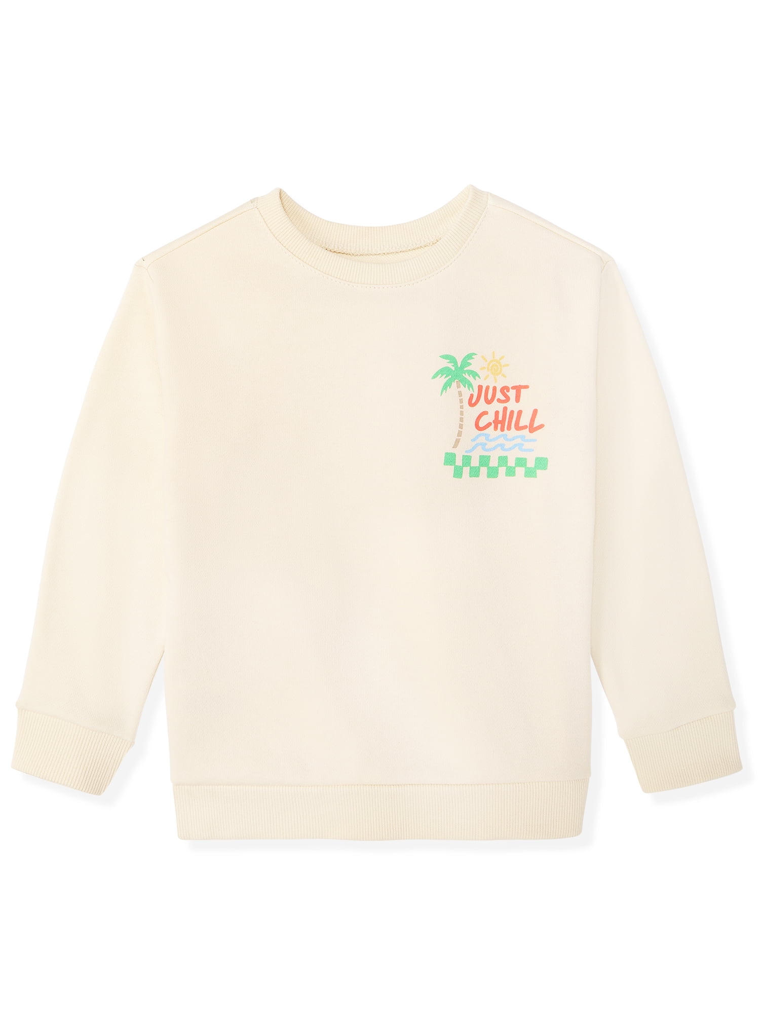 Garanimals Newborn, Baby & Toddler Boy Cotton 3-Piece Set, Graphic Sweatshirt, T-Shirt & Pull-On Shorts, Sizes 0-6T